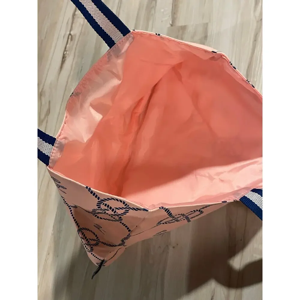Estee lauder pink Beach tote bag